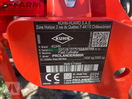 Cultivador - Kuhn - prolander 500r