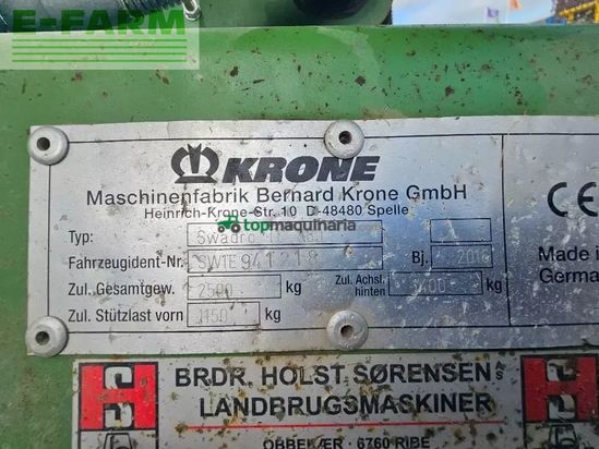 Rastrillo - Krone - swadro tc 880 plus