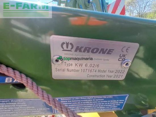 Henificador - Krone - kw 6.02/6