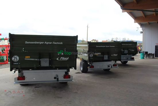 Volquet - Fliegl - einachs-dreiseitenkipper edk 70 fox