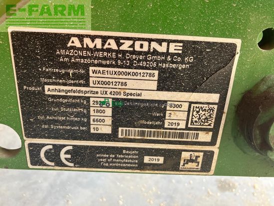Atomizador - Amazone - ux 4200 special