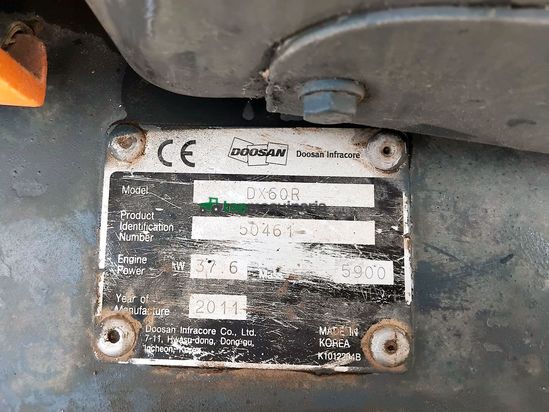 Miniexcavadora DOOSAN DX60R