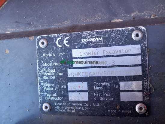 Miniexcavadora DOOSAN DX85R-3