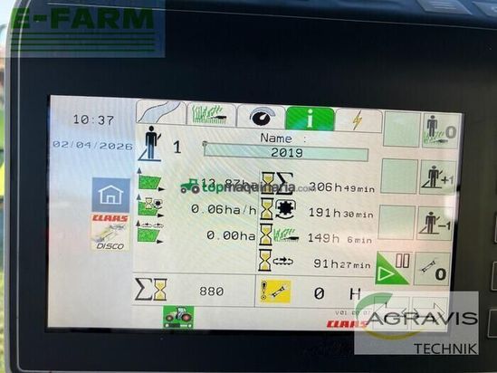 Cortacésped manual - Claas - disco 9100 c as