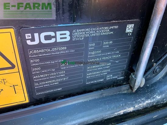 Minicargadora - JCB - 535-95 telehandler (st24457)