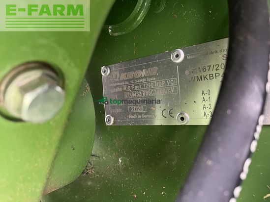 Empacadora gigant - Krone - bigpack 1290 hdp vc 51 messer