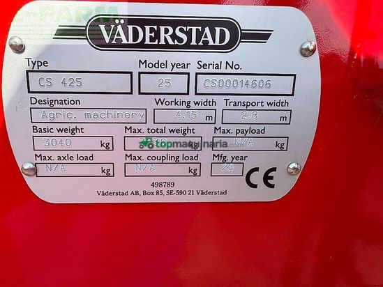 Cultivador - Väderstad - cultus 425