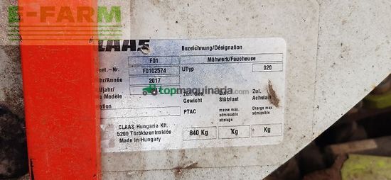 Cortacésped manual - Claas - corto 3200 fn profil