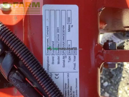Grada de disco - Kverneland - qualidisc farmer3001