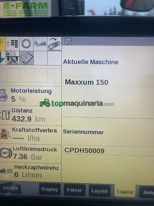 Tractor agrícola - Case IH - maxxum 150 mc MC