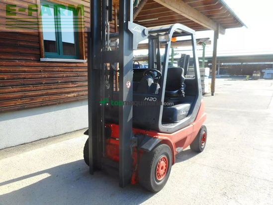 Elevadora - Linde - h20d-03 triplex + ss ( perkins )