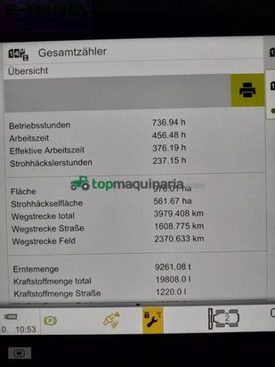 Cosechadora de Cereal - Claas - lexion 5400