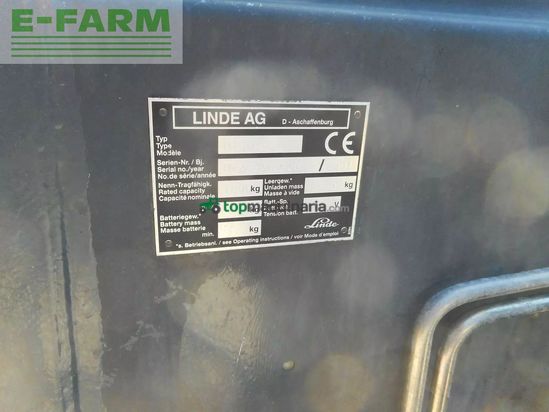 Elevadora - Linde - h18d-03 triplex + ss