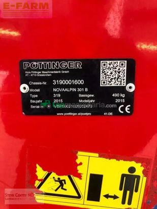 Cortacésped manual - Pöttinger - novaalpin 301 b gebraucht