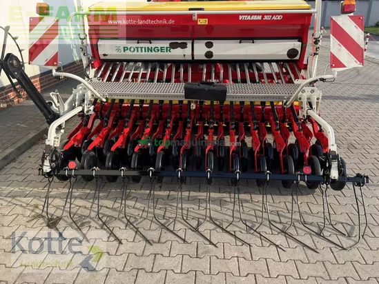 Combinado de siembra - Pöttinger - lion 302 + vitasem 302 add