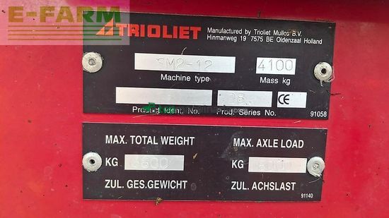 Remolqu esparcidor - Trioliet - solomix-2 1200 vl