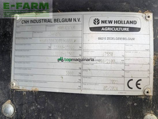 Cosechadora de Cereal - New Holland - fr 650