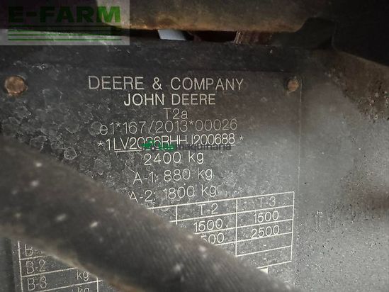 Tractor agrícola - John Deere - 2036r