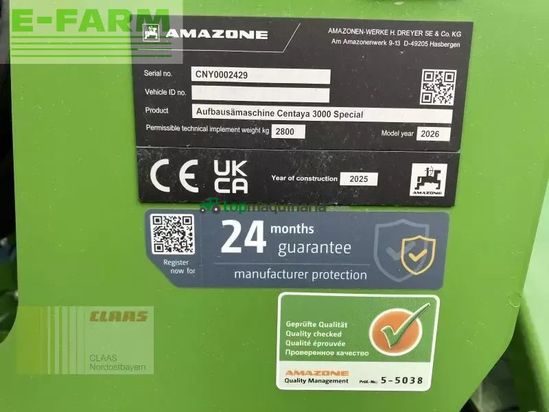 Sembradora - Amazone - centaya 3000 special