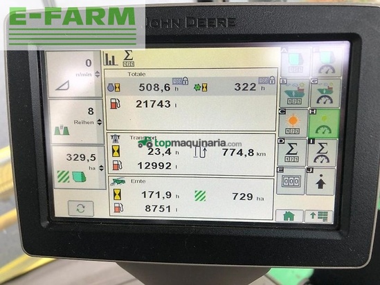 Cosechadora de Cereal - John Deere - 8300i mit kemper 360plus & pu 639
