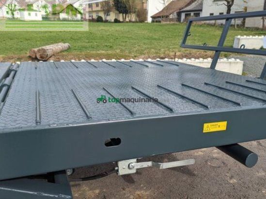 Remolqu agrícola -  - 7,5m ballenwagen hydraulisch absenkbare rampe dr