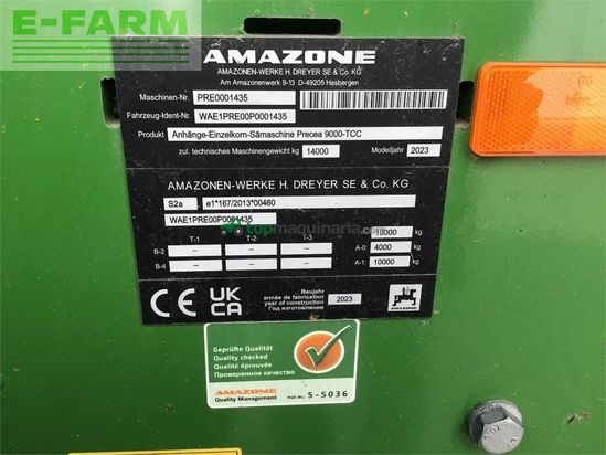 Sembradora monograno mecanica - Amazone - precea 9000 tcc