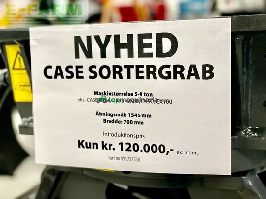 Excavadora -  - case sortergrab