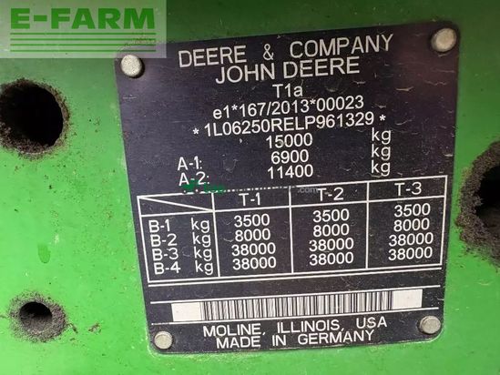 Tractor agrícola - John Deere - 6250 r