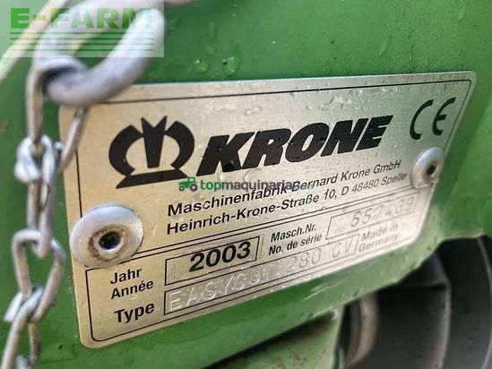 Cortacésped manual - Krone - ec r 280 cv