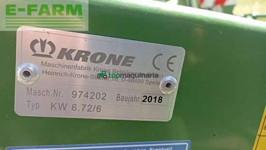Henificador - Krone - kw 6.72/6