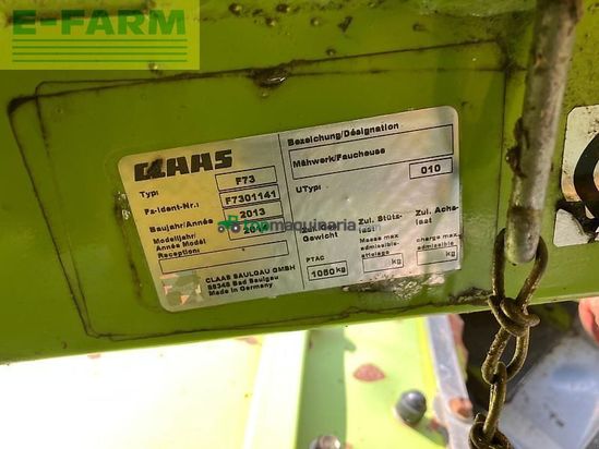 Cortacésped manual - Claas - disco 3200 fc