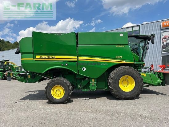 Cosechadora de Cereal - John Deere - s670 zürn pf725 ssw