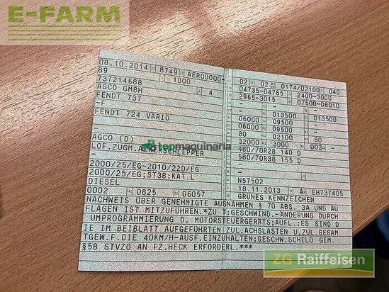 Tractor agrícola - Fendt - 724 scr profi plus