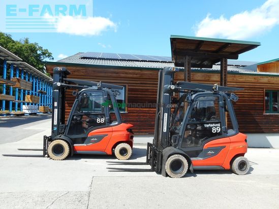 Elevadora - Linde - h30d-01 ( deutz motor ) triplex + vollausstattun