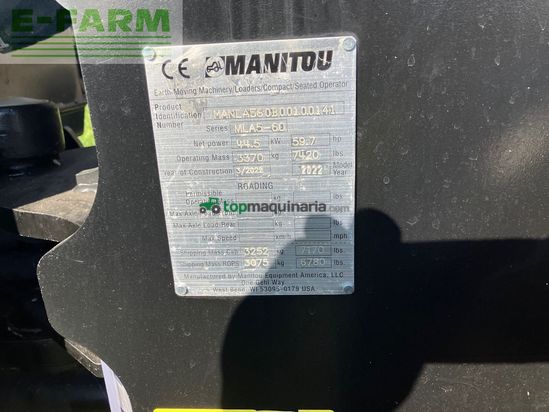 Minicargadora - Manitou - mla5-60 knicklader
