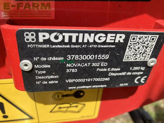 Cortacésped manual - Pöttinger - faucheuse novacat 302 ed