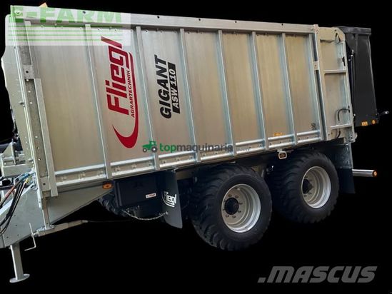 Remolqu agrícola - Fliegl - gigant asw 110 tandem