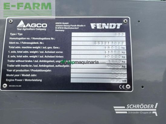 Cosechadora de Cereal - Fendt - katana 85 + kemper 390plus + kemper 3002