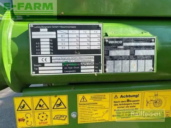 Remolqu agrícola - Bergmann - l. carex390k