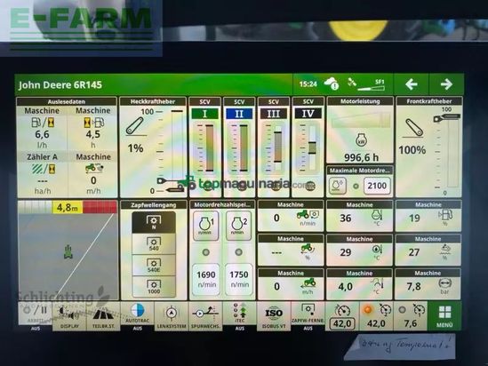 Tractor agrícola - John Deere - 6r145