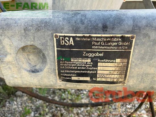 Cuba de purin - BSA - ptw 5 t