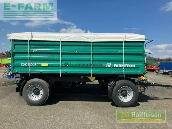 Remolqu agrícola - Farmtech - zdk 1500 s