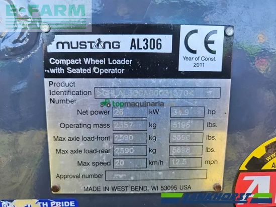 Minicargadora - Mustang - al 306