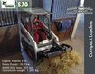 Minicargadora - Bobcat - s70 ( 1.270kg ) mit greiferschaufel