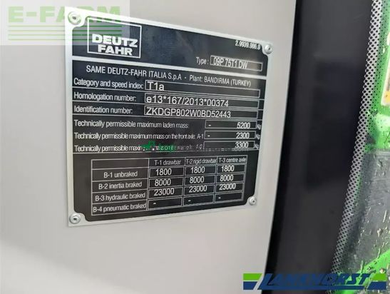 Tractor agrícola - Deutz-Fahr - 5080 d keyline (b) Keyline