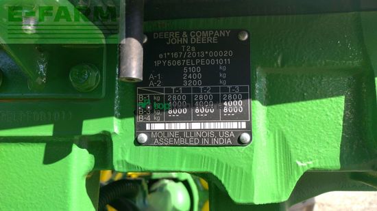 Tractor agrícola - John Deere - 5067e
