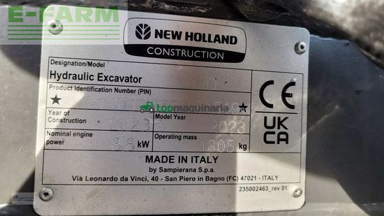 Excavadora - New Holland - e12d