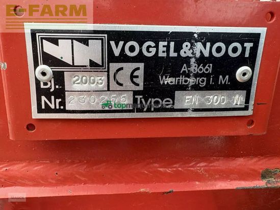 Grada rotativa - Vogel & Noot - en 300 + hydr. hitch