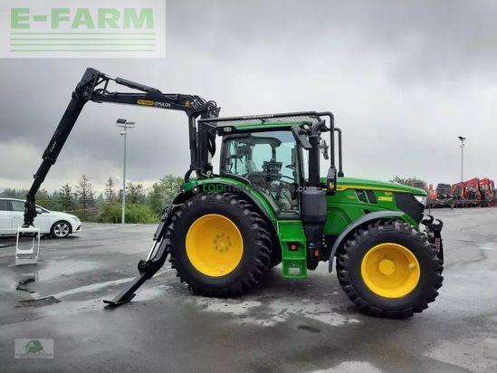 Tractor agrícola - John Deere - 6r 150 mit ladekran