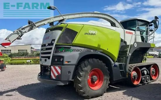 Cosechadora de Cereal - Claas - jaguar 990 terra trac